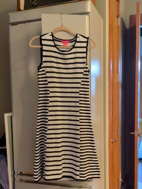 Catherine Malandrino Black and White Striped Dress